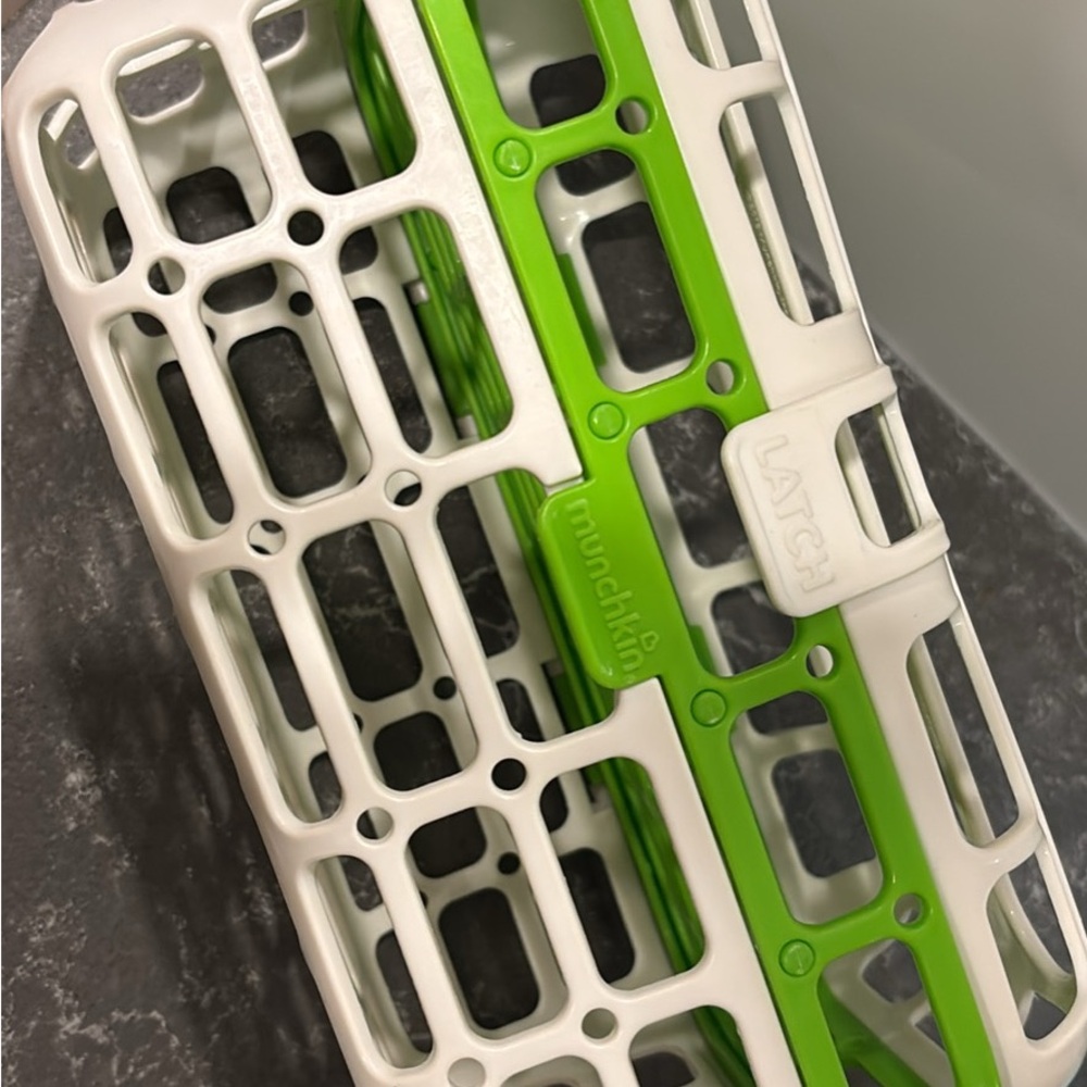Munchkin Green and White Dishwasher Basket